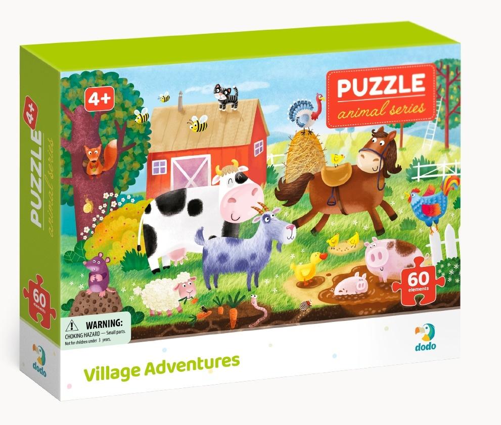 Puzzle Dodo Abenteuer im Dorf, 60 d. 
