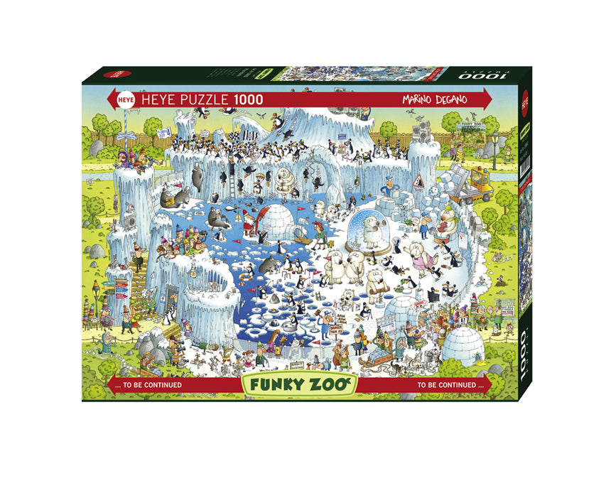 Puzzle Degano: Polarlebensraum des Zoos, 1000 d. 