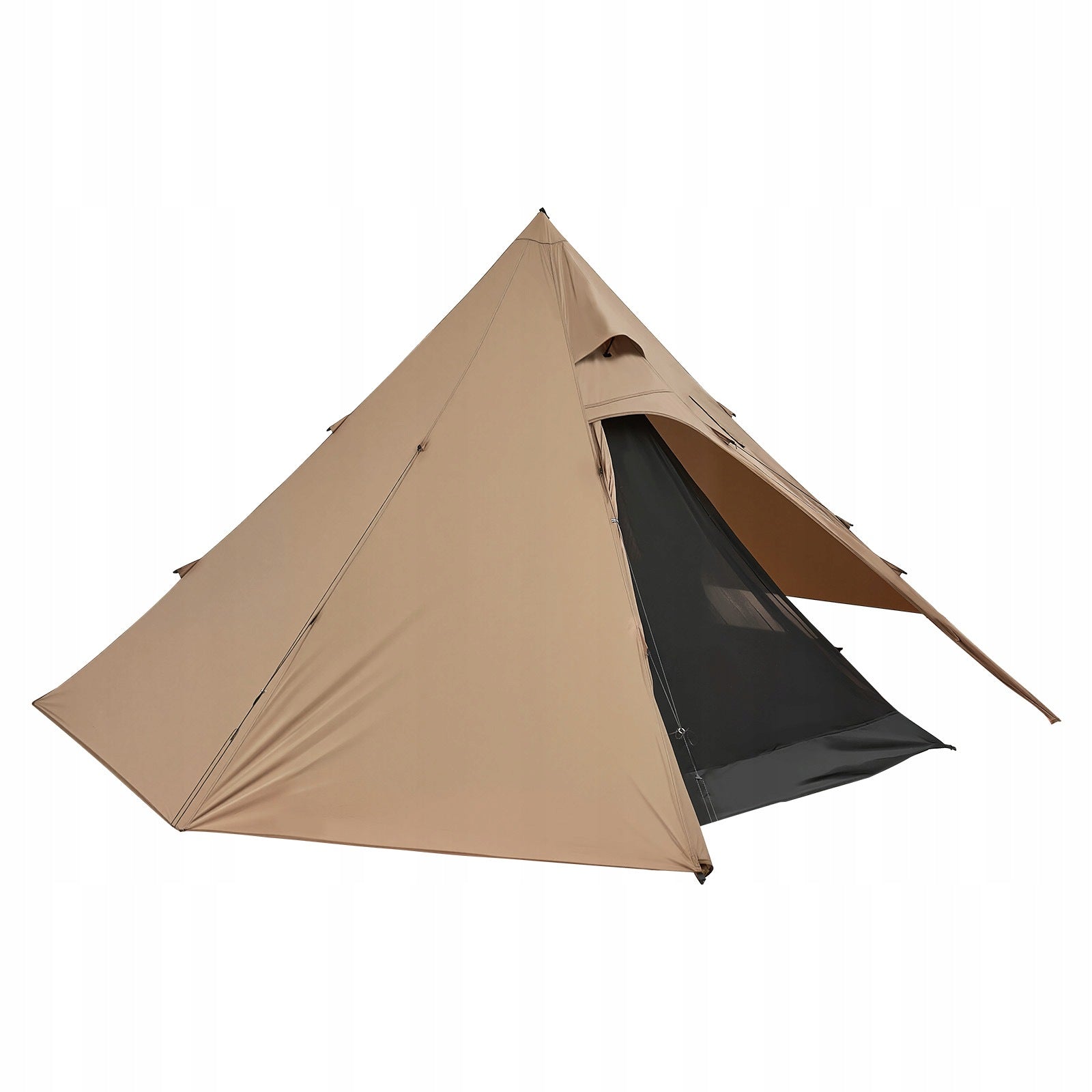 Pyramid Shaped Camping Tent For 4 Persons PU2500MM Waterproof Brand Vevor
