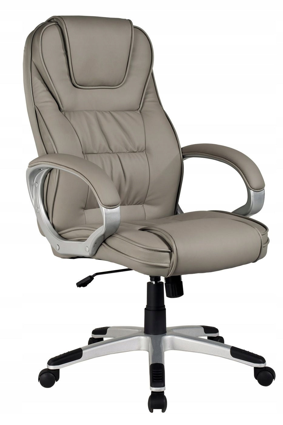 Q-031 Signal office swivel chair with Tilt grey faux leather