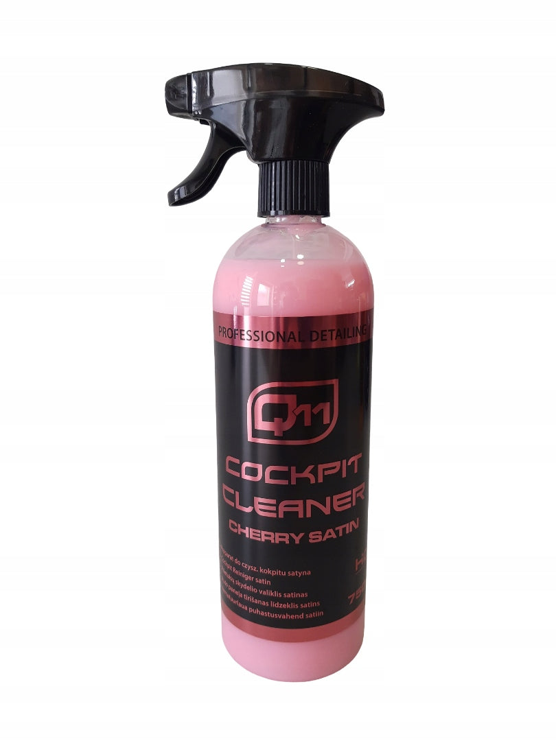 Q11 CHERRY COCKPIT CLEANER 750 ML SATIN WITH ATOMIZER Manufacturer's catalog number 020296