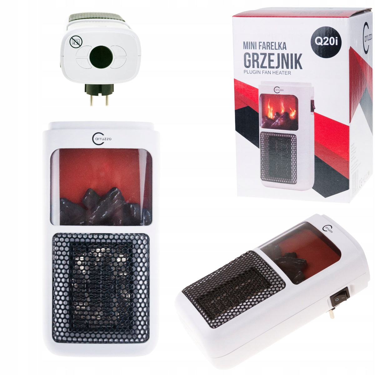 Q20I MINI APRON ELECTRIC HEATER FIREPLACE SOCKET