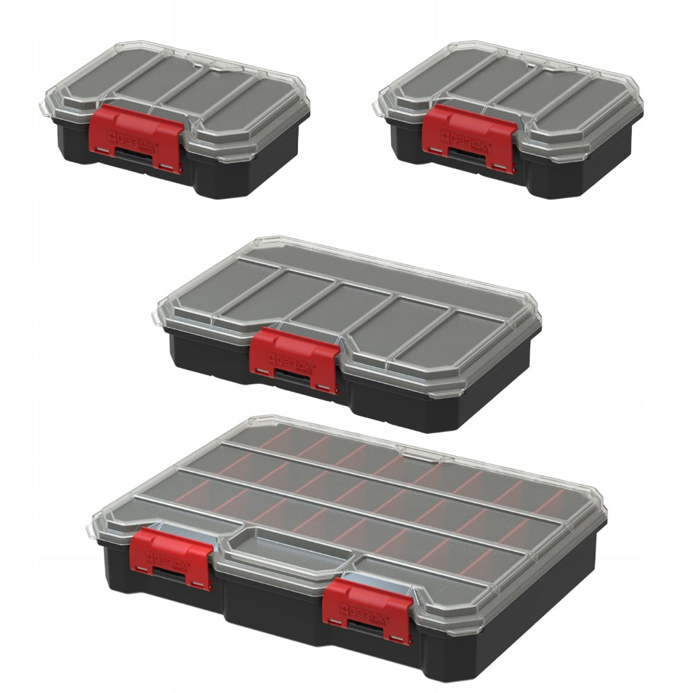QBRICK REGULAR Organizer Compact L tool box with compartmentsS+M+L
