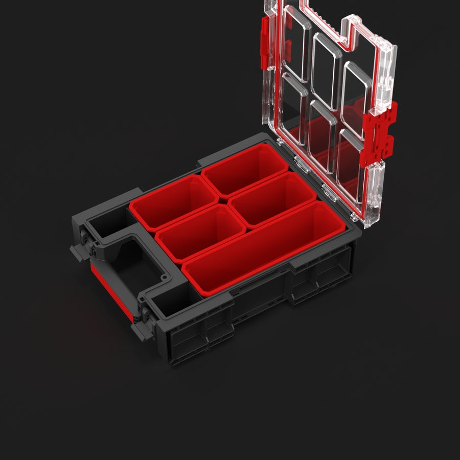 QBRICK SYSTEM ONE M Plus 2.0 organizer with lid plastic box 4l Brand Qbrick system