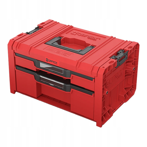 QBRICK SYSTEM PRO Drawer2 Toolbox2.0 Expert RED Ultra HD Custom 9.5 l+4.5 l