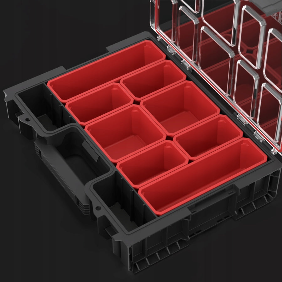 QBRICK SYSTEM PRO Organizer 300 modular with cover tool box 9l Brand Qbrick system