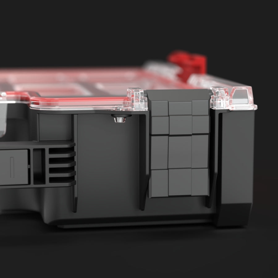 QBRICK SYSTEM PRO Organizer 300 modular with cover tool box 9l Product height 11 cm