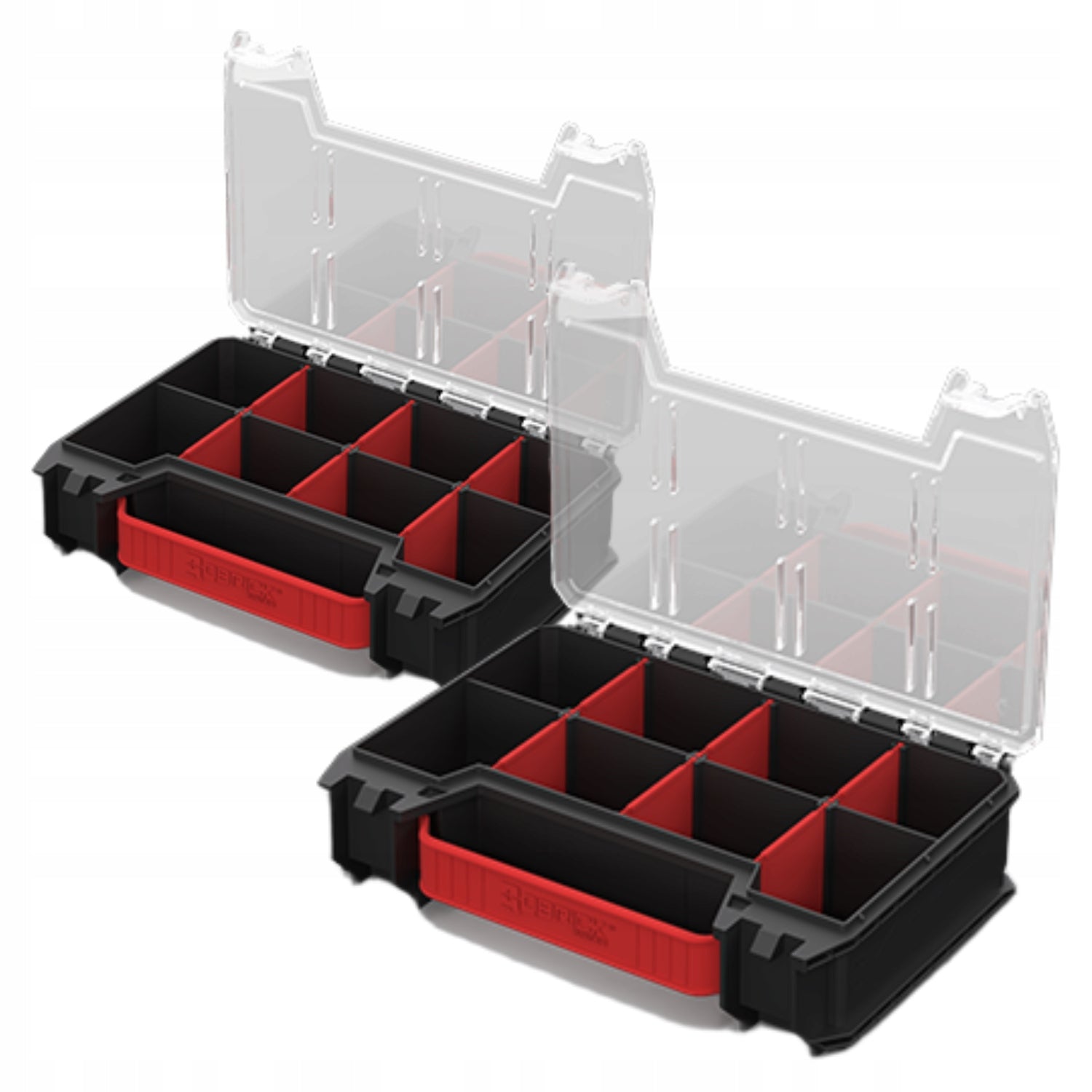 QBRICK SYSTEM PRO Organizer Multi modular with lid box x2