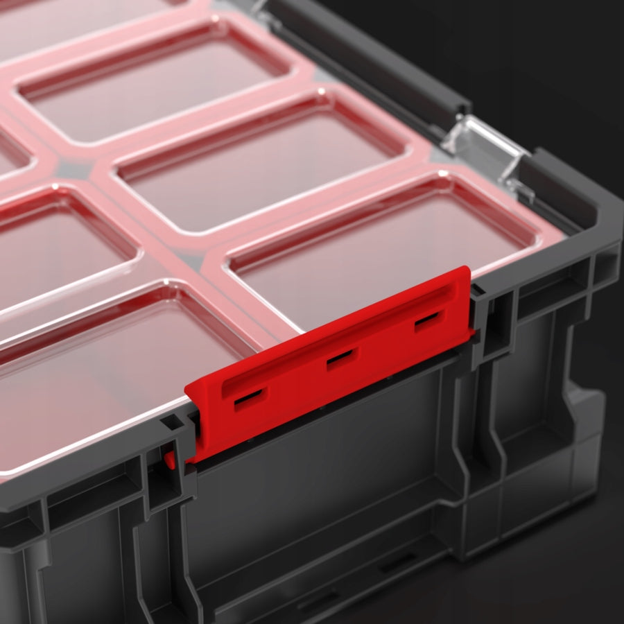 QBRICK SYSTEM TWO ORGANIZER Plus with lid large tool box 14,3l Length 53 cm