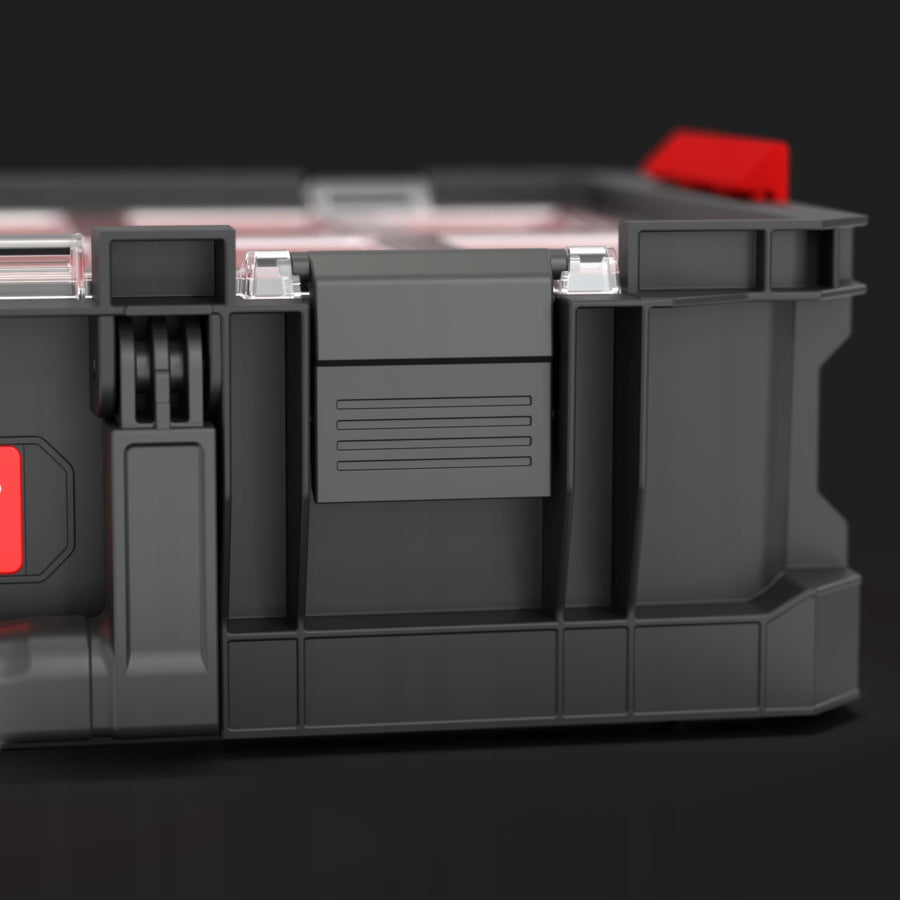 QBRICK SYSTEM TWO ORGANIZER Plus with lid large tool box 14,3l Product width 31 cm