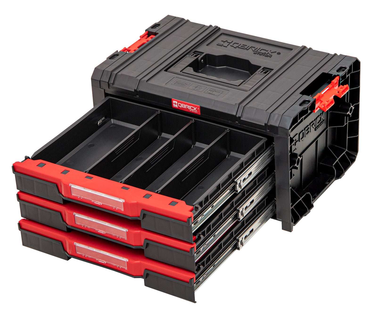 QBRICK box PRO Drawer 3 Toolbox Basic drawers version 2.0 molets Accessories included no