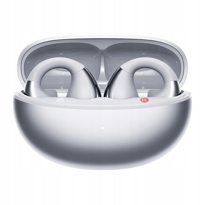 QCY Crossky Clip C30S Wireless Open-Ear Headphones LDAC BT 6.0 Silver