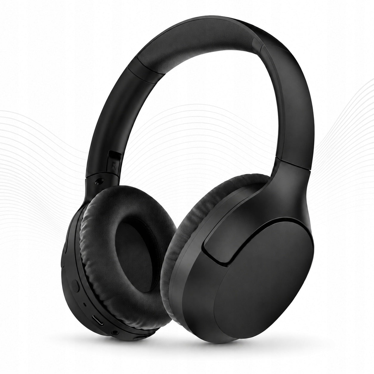 QCY H2-Pro Wireless On-Ear Headphones with ENC - Black
