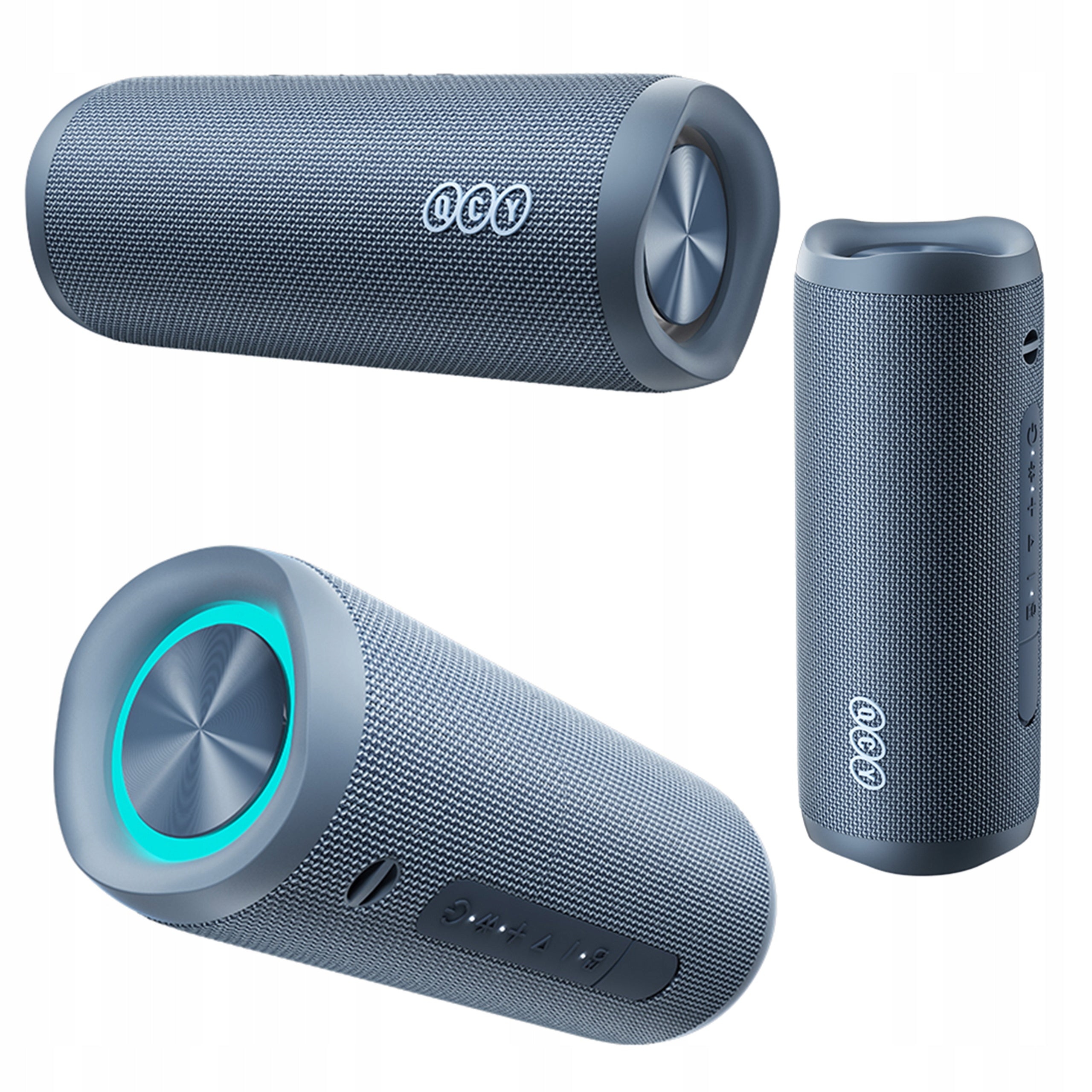 QCY SP7 Portable Bluetooth Speaker 5.4 Wireless IPX7 40W Blue
