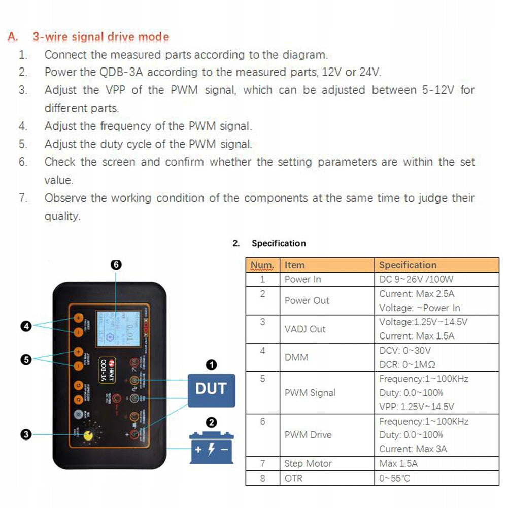 QDB-3A CAR IGNITION COIL TESTER Brand no brand