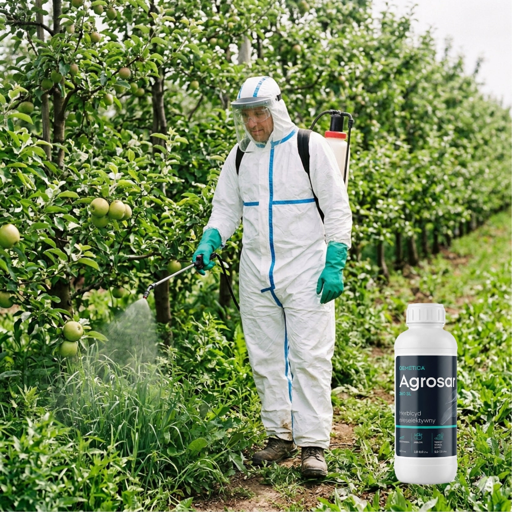 QEMETICA AGROSAR 360 SL Weed and Perz Remover Total Herbicide 1L Manufacturer code 5902004527215