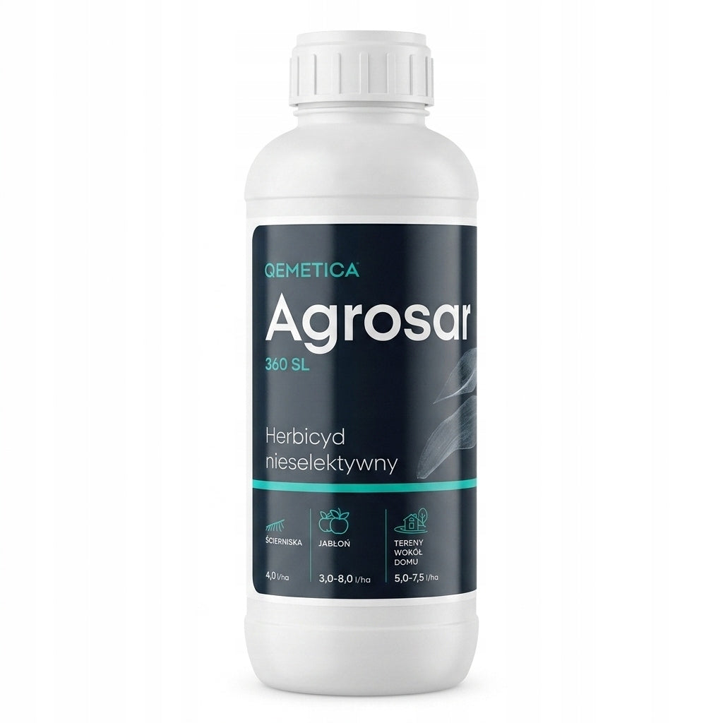 QEMETICA AGROSAR 360 SL Weed and Perz Remover Total Herbicide 1L