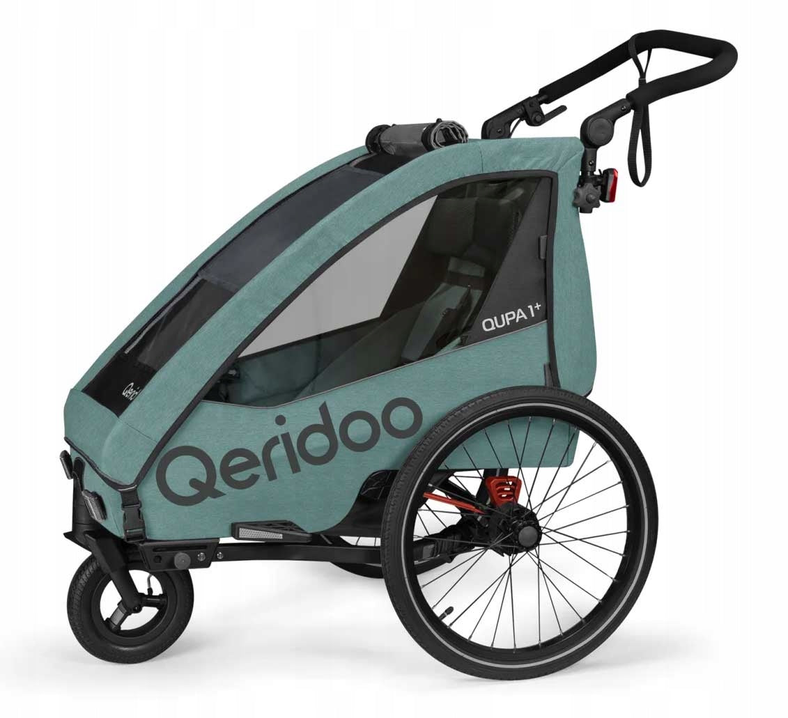 QERIDOO BICYCLE TRAILER QUPA 2 Plus Blue Brand Qeridoo