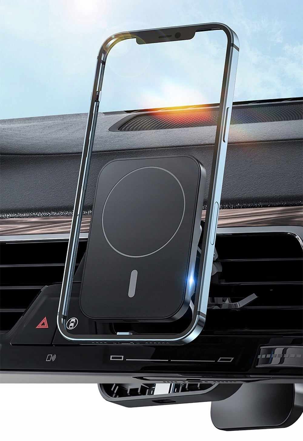 QI INDUCTION CHARGER CAR HOLDER FOR MAGSAFE FOR IPHONE PD 15W EAN (GTIN) 5905252423544