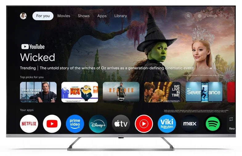 QLED MiniLED TV SHARP 50JP7465E 50" 4K Google TV Dolby Vision Packaging status original
