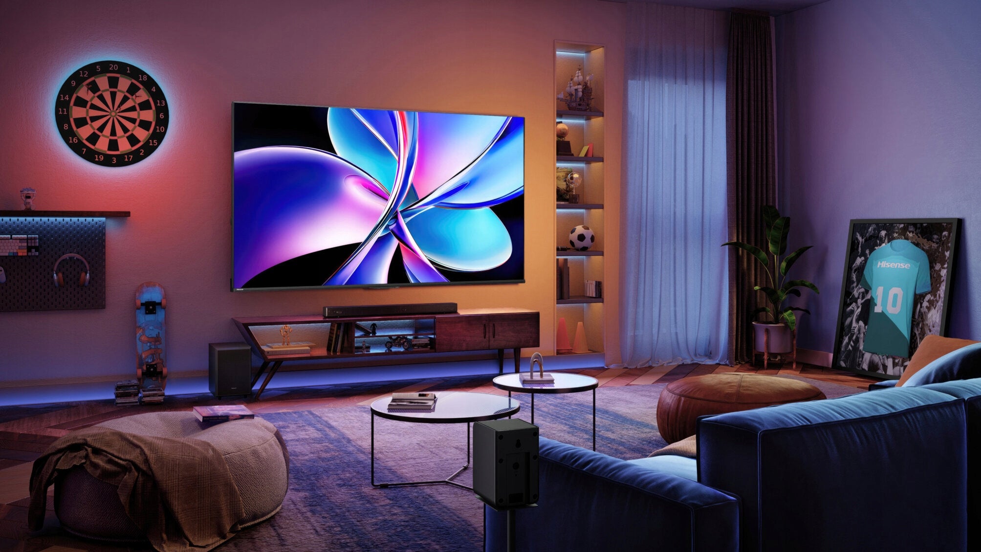 QLED TV Hisense 55E7Q PRO 55" 4K UHD 144 Hz Internet Smart Manufacturer code 55E7Q PRO