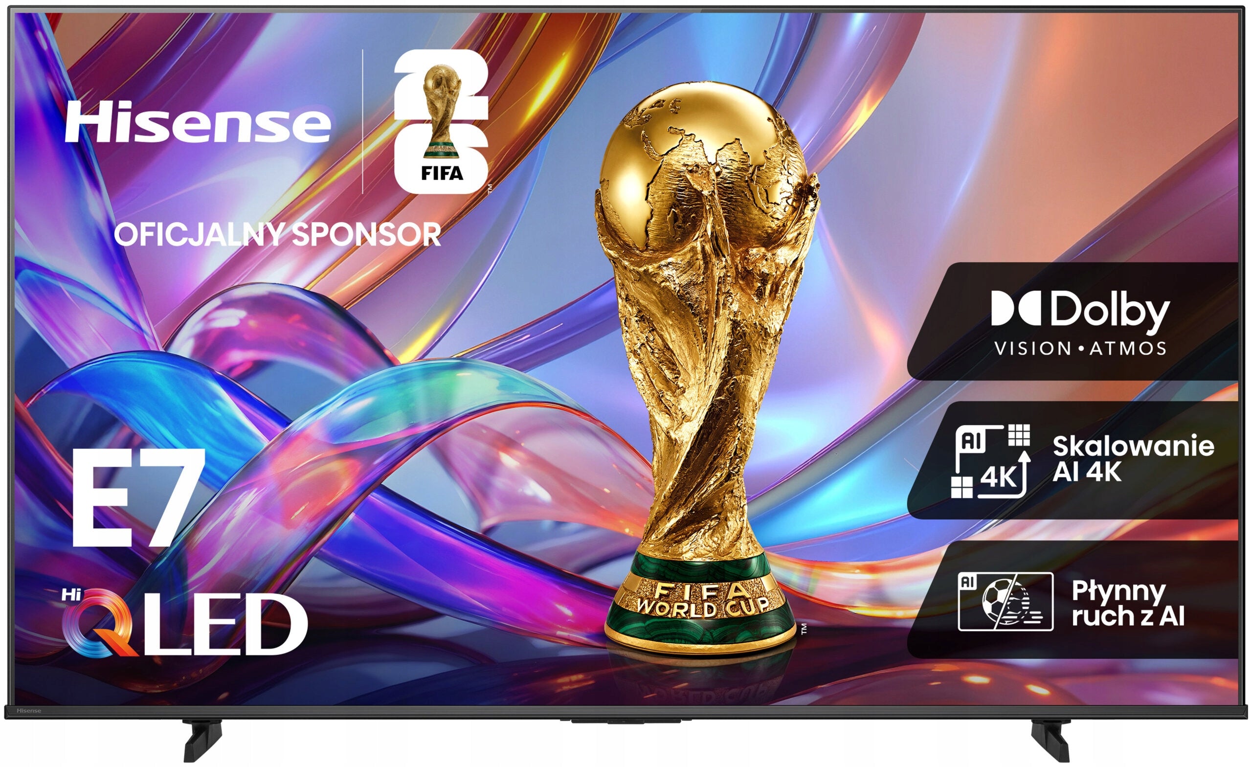 QLED TV Hisense 65E7S 65" 4K UHD black Brand Hisense