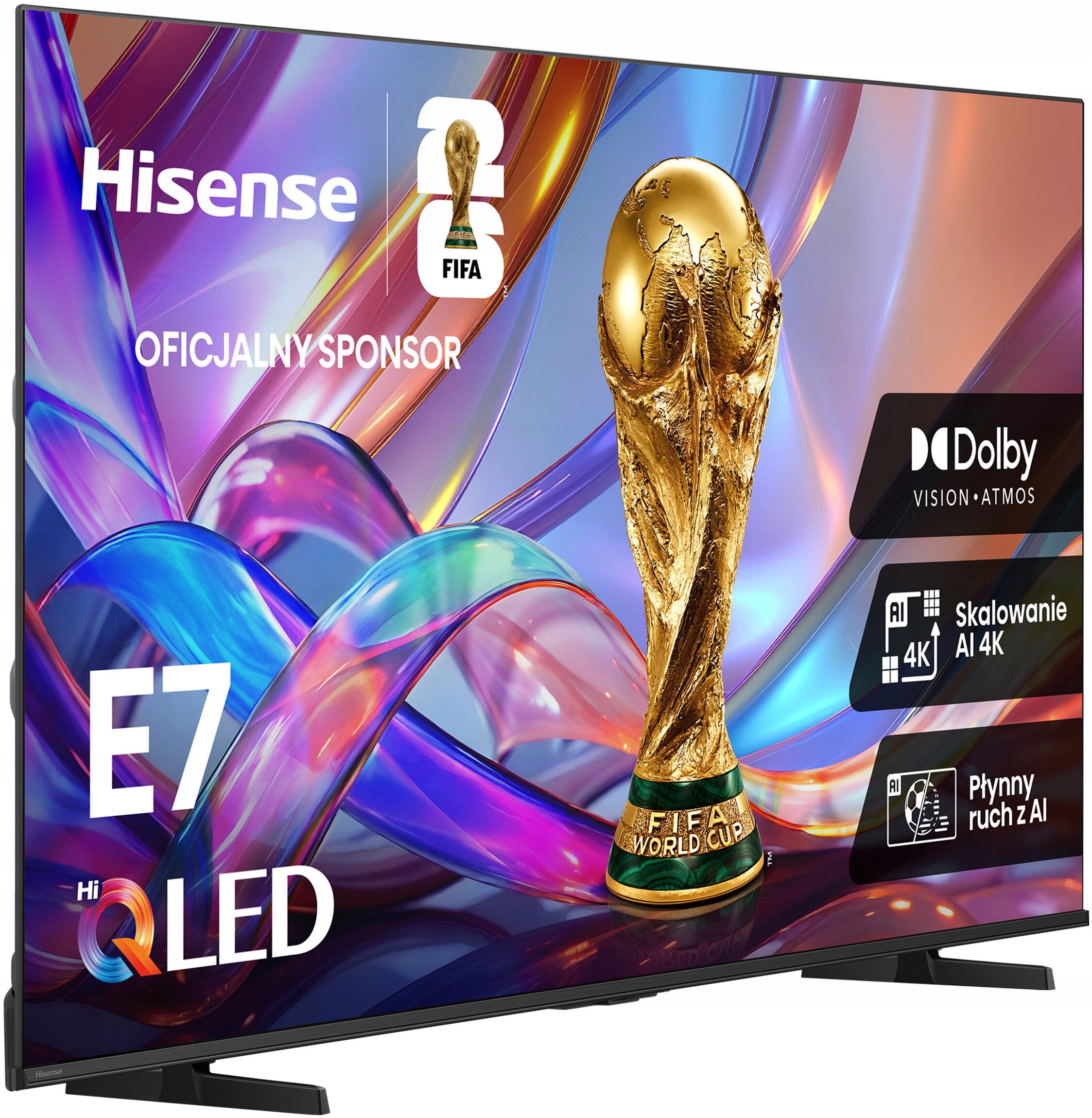 QLED TV Hisense 65E7S 65" 4K UHD black