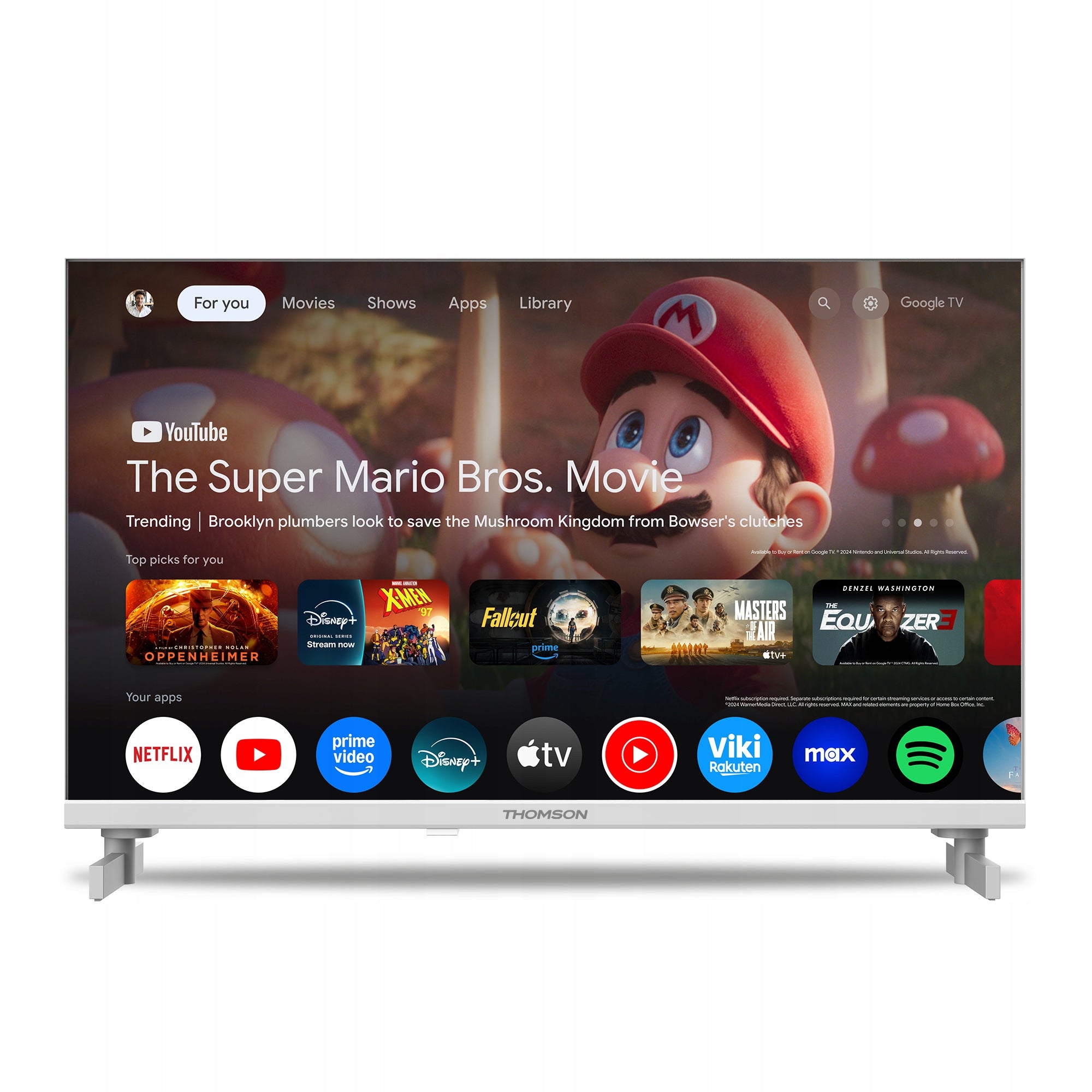 QLED Televize Thomson 24HQG3S15CW 24" HD Ready bílá