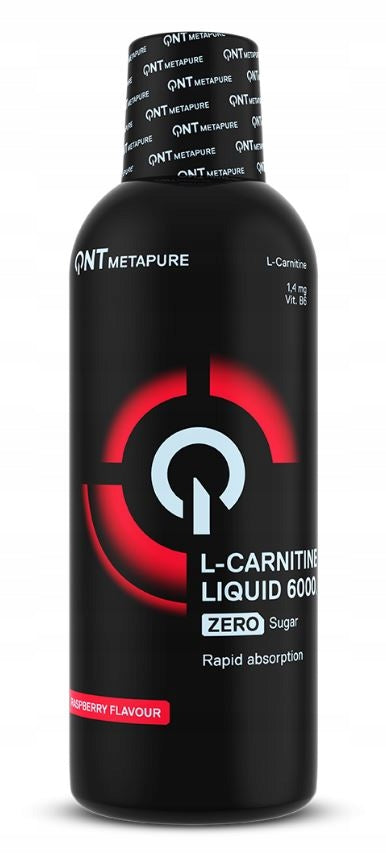 QNT L-Carnitine Liquid 6000 Weight Loss Strong Burner 500ml Raspberry