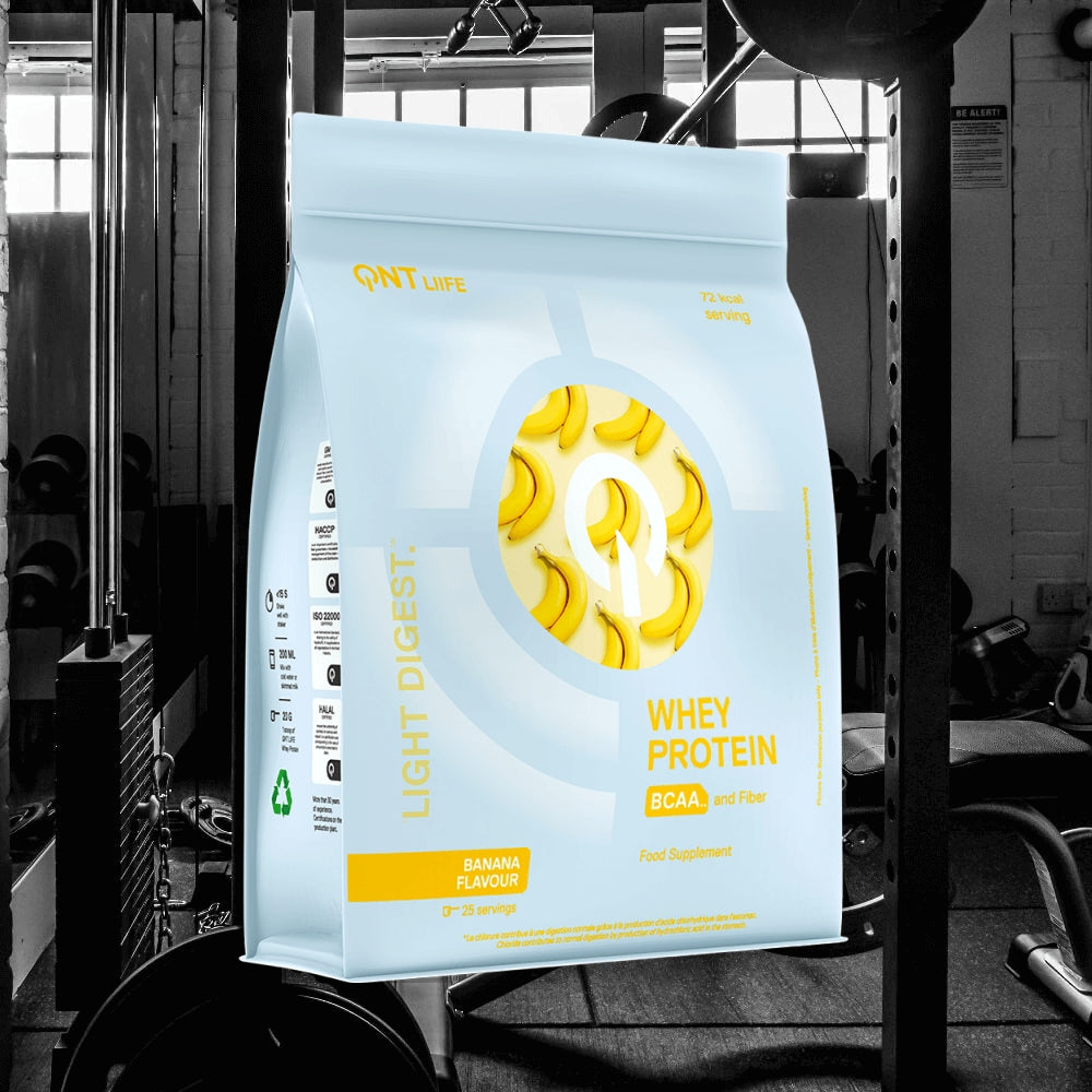 QNT Light Digest Whey Protein (500g) Banana Expiration date at least 3 months from the date of purchase