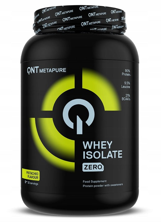 QNT Metapure Iso Zero Carb Whey 908g Pistachio Isolate Whey Protein WPI