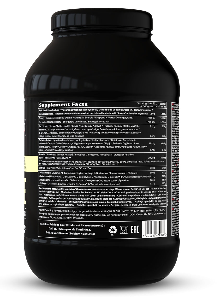 QNT Metapure Mass Protein Conditioner Carbohydrate Gainer Muscle Mass 1815 Packaging status original