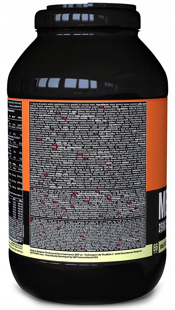 QNT Metapure Whey Protein Isolate Protein Conditioner Without Carbohydrates 2kg Brand QNT