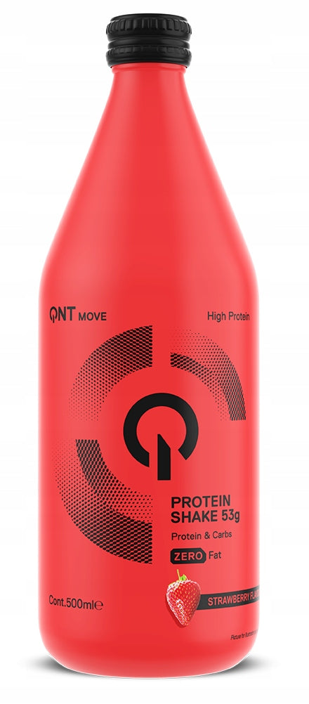 QNT Protein Shake Protein Drink 53g Strawberry Protein 500ml