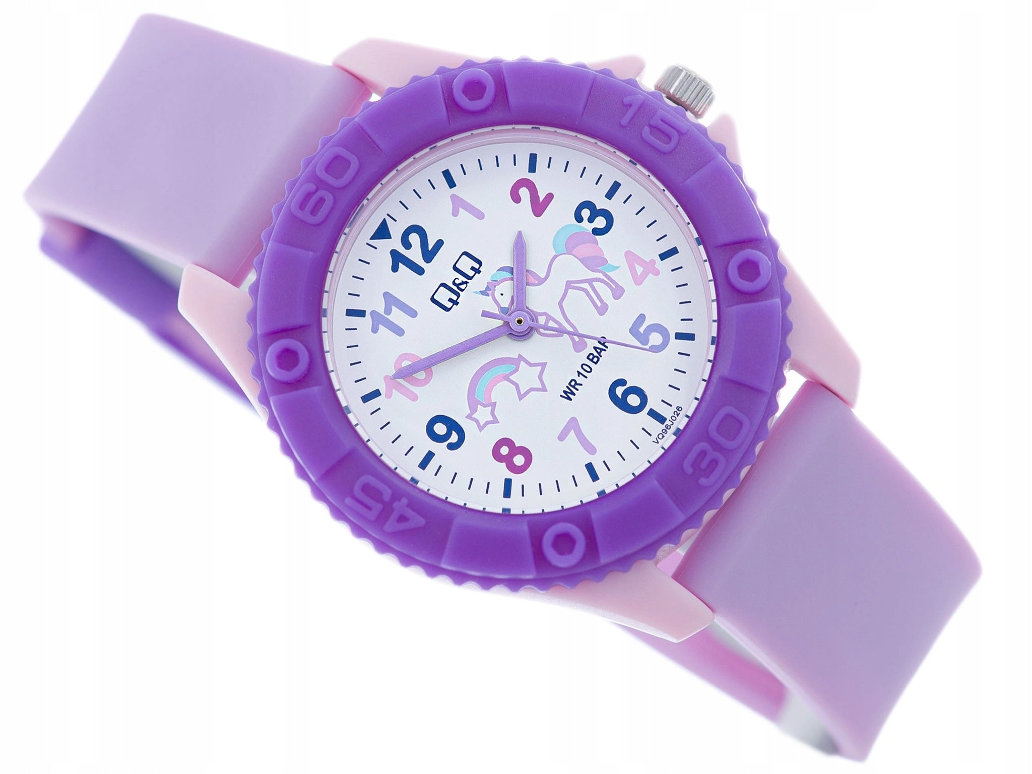 QQ VQ96J026Y WATCH FOR GIRLS UNICORN HORSE