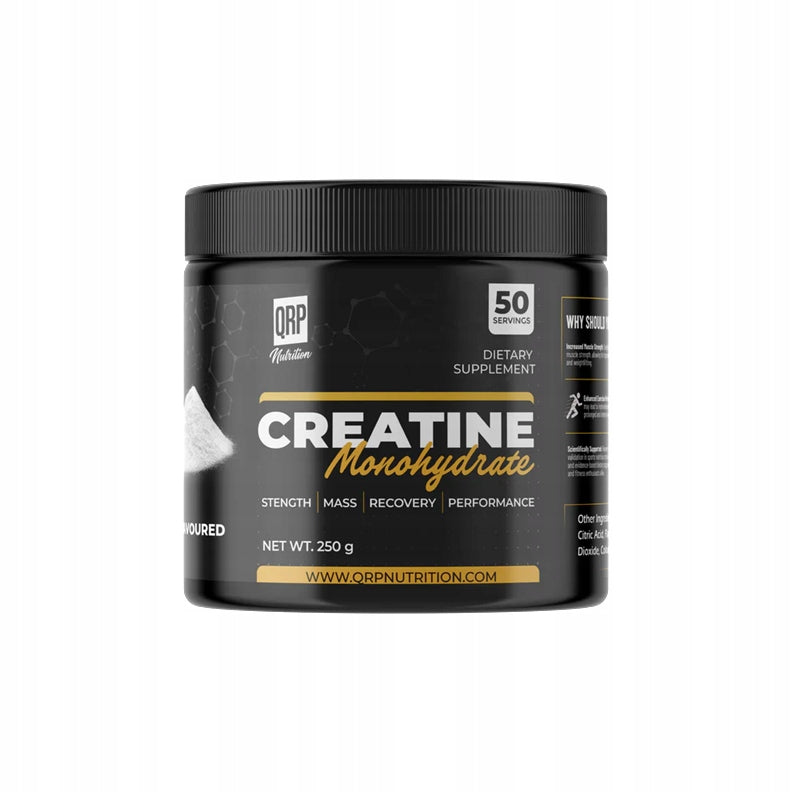 QRP Nutrition Creatine Monohydrate 250gram tasteless