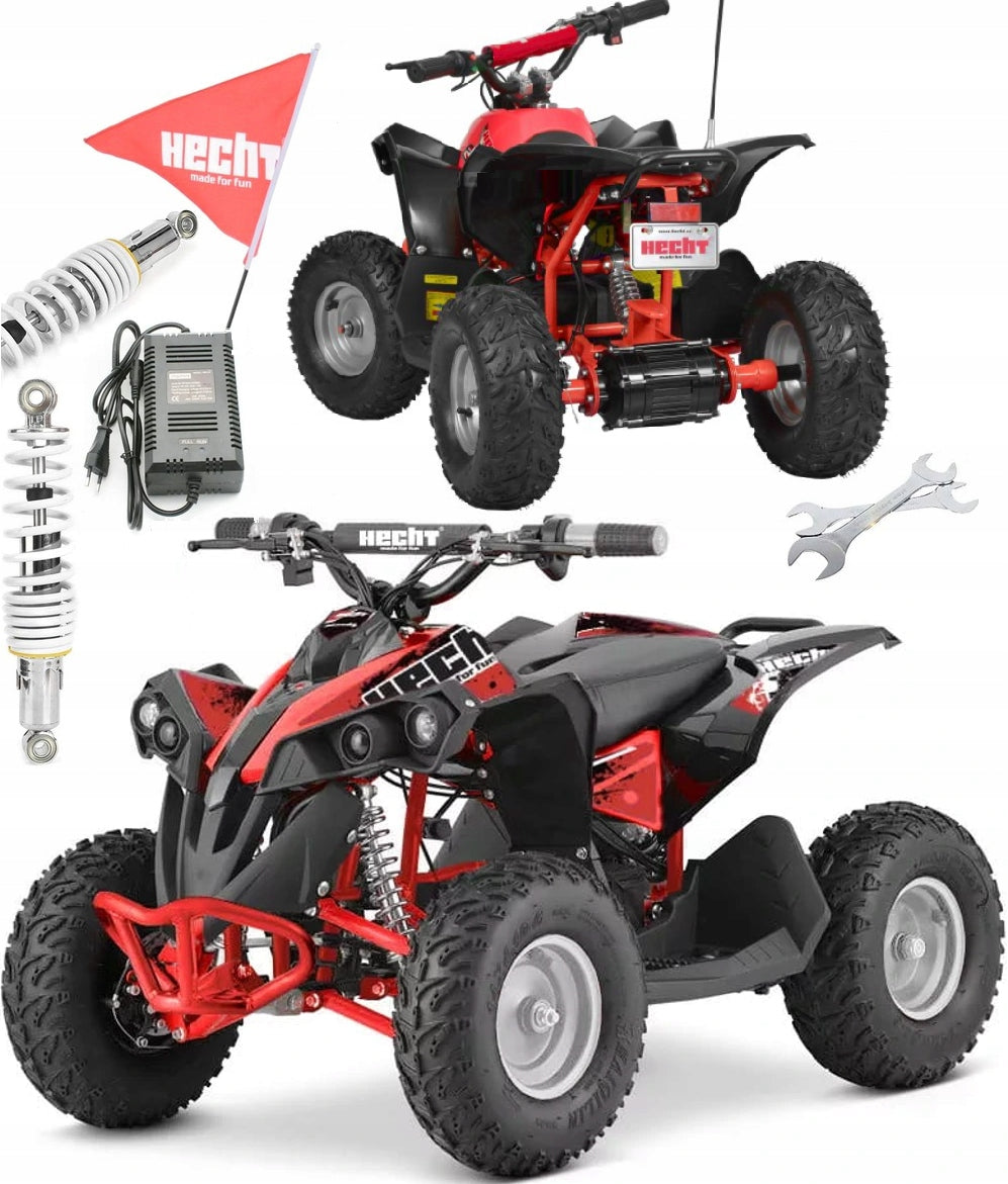 QUAD BATTERY VEHICLE FOR CHILDREN AND ADULTS HECHT 51060 RED 1060W