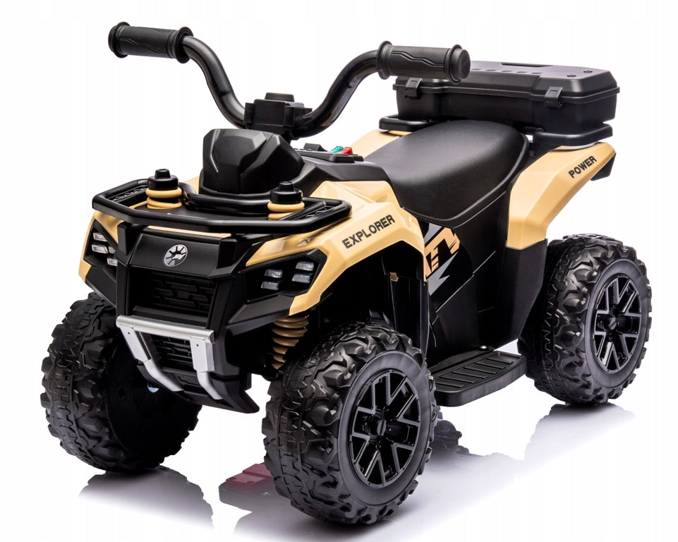 QUAD FOR CHILDREN ELECTRIC BATTERY KHAKI CAR Kid's age 2＋ years
