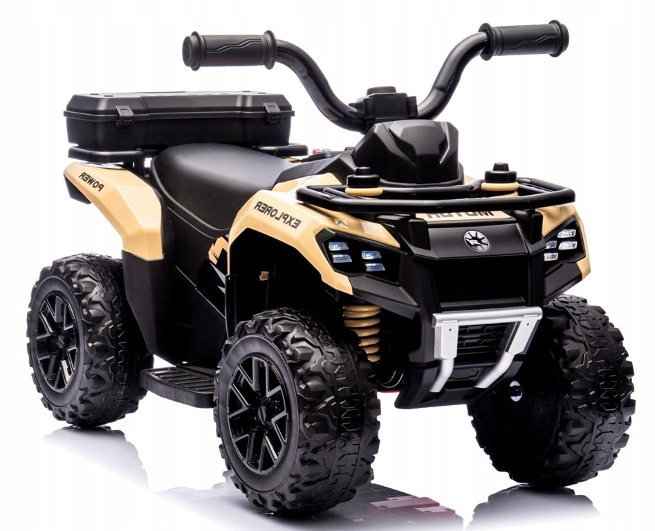 QUAD FOR CHILDREN ELECTRIC BATTERY KHAKI CAR Maximum load 21 kg