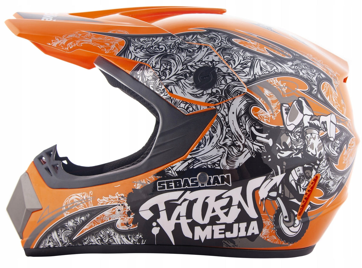 QUAD HELMET CROSS ENDURO BIKE BMX ATV CROSS ELECTRIC SCOOTER XL EAN (GTIN) 5904703500636