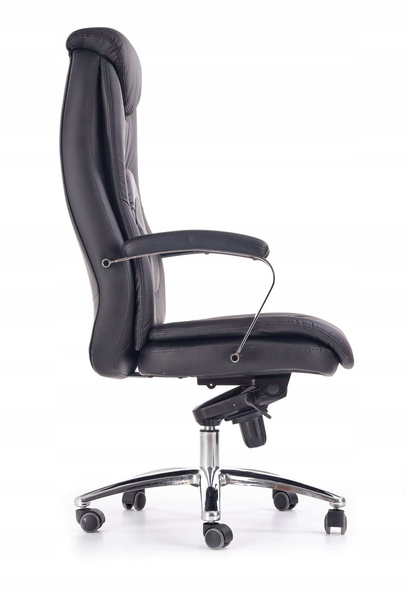 QUAD SWIVEL OFFICE CHAIR LARGE BLACK HALMAR Brand Halmar