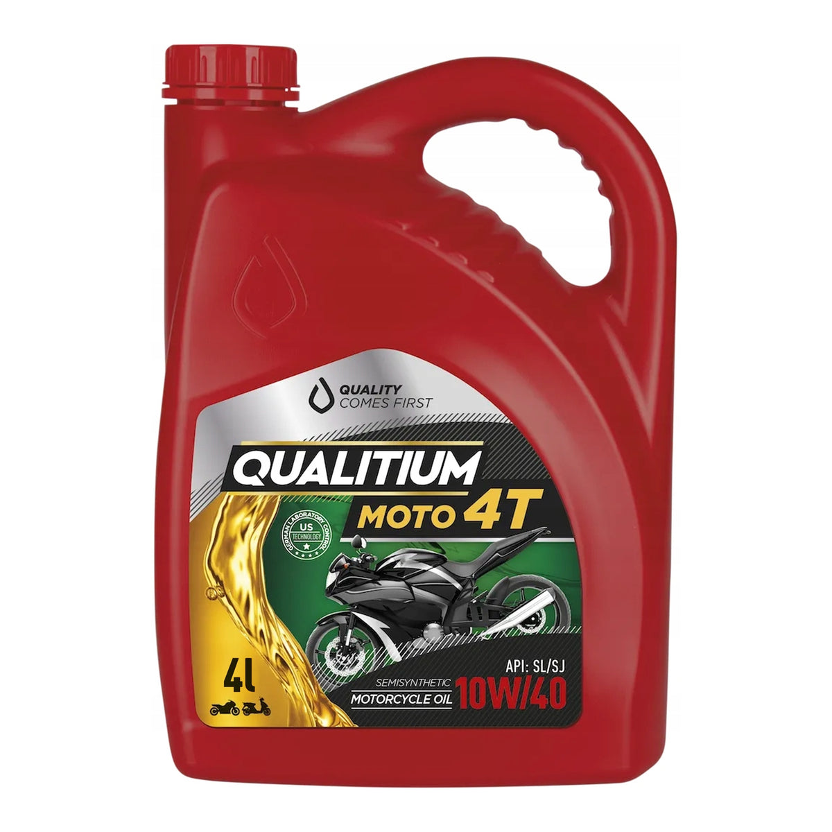 QUALITIUM MOTO 4T 10W40 4L - MOTORCYCLE OIL