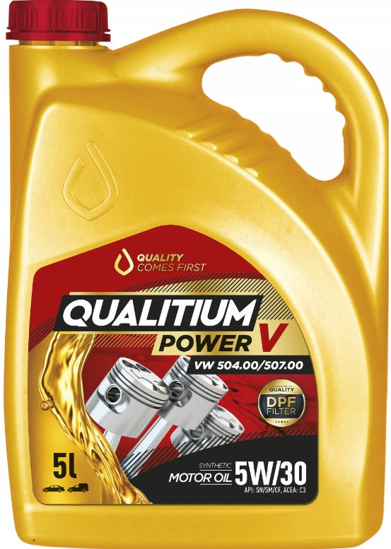 QUALITIUM OIL 5W-30 POWER V 5L Packaging volume 5 l