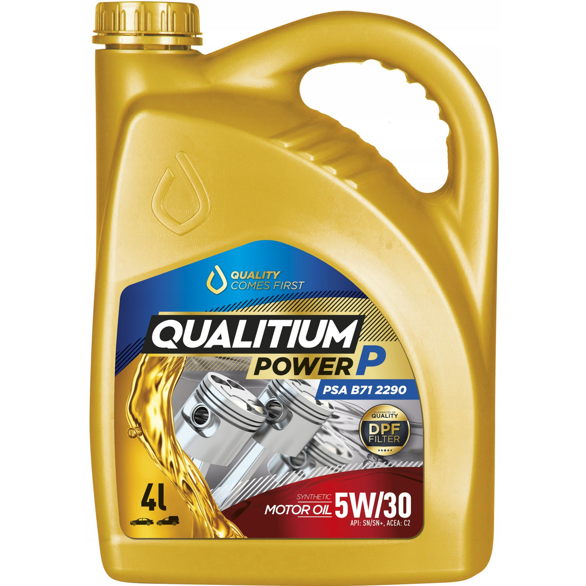 QUALITIUM Power P 5W-30 4L - PSA B712290 - Motor oil