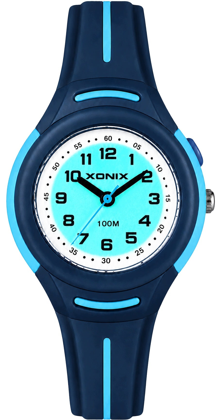 QUARTZ WATCH FOR CHILDREN XONIX AAD-005 ANALOG WATERPROOF NAVY BLUE Brand Xonix