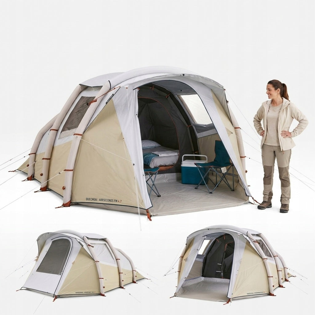 QUECHUA AIR SECONDS 4.1 INFLATABLE CAMPING TENT 4 PERSONS