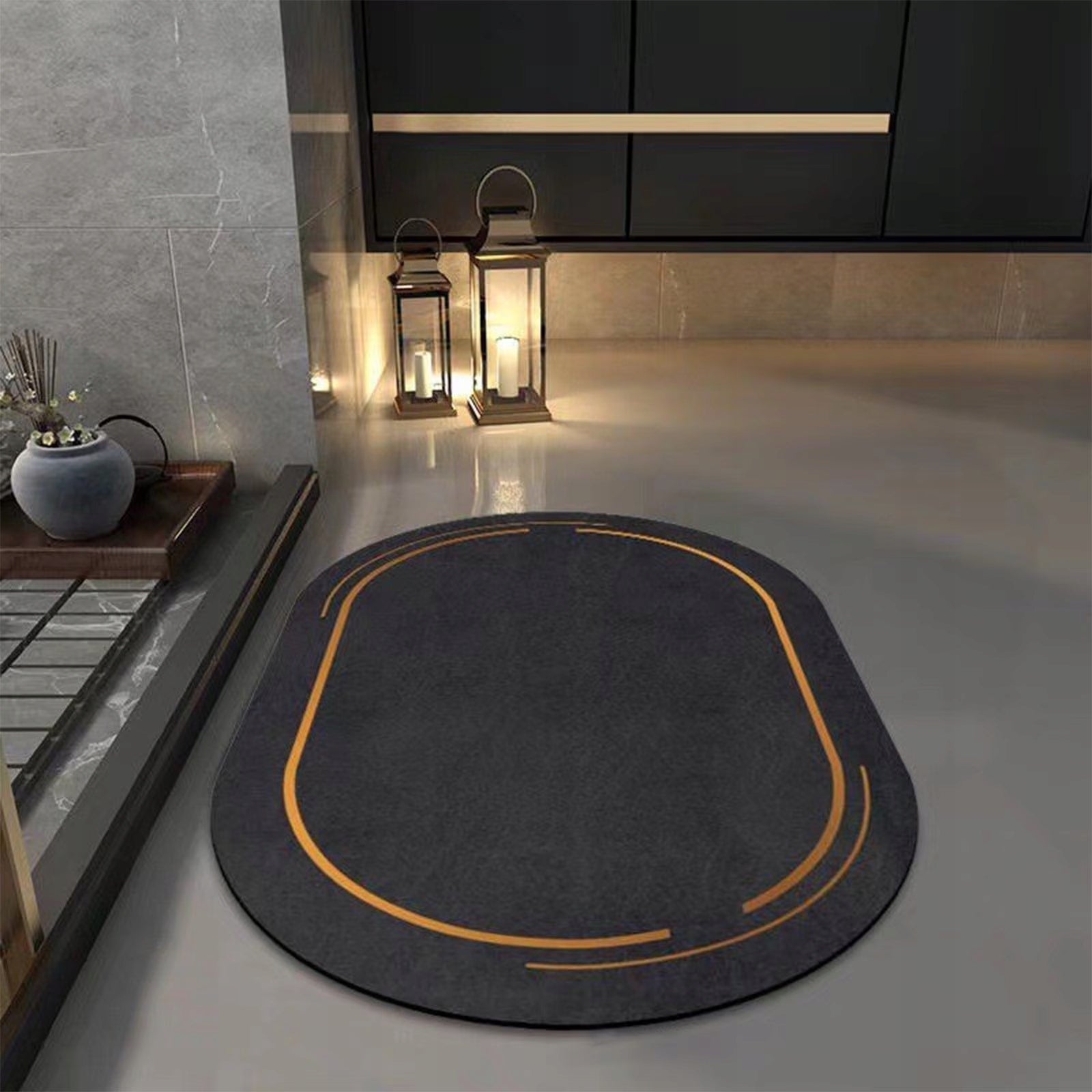 QUICK-DRYING BATHROOM MAT, ABSORBENT, ANTI-SLIP CARPET FOR THE BATHROOM Manufacturer code BNTRADE_MATA_SZYBKOSCHNĄCA_CZ