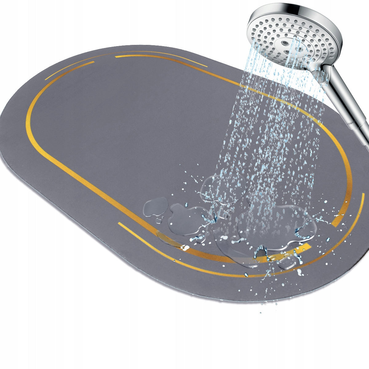 QUICK-DRYING BATHROOM MAT, ABSORBENT, ANTI-SLIP CARPET FOR THE BATHROOM Product width 40 cm