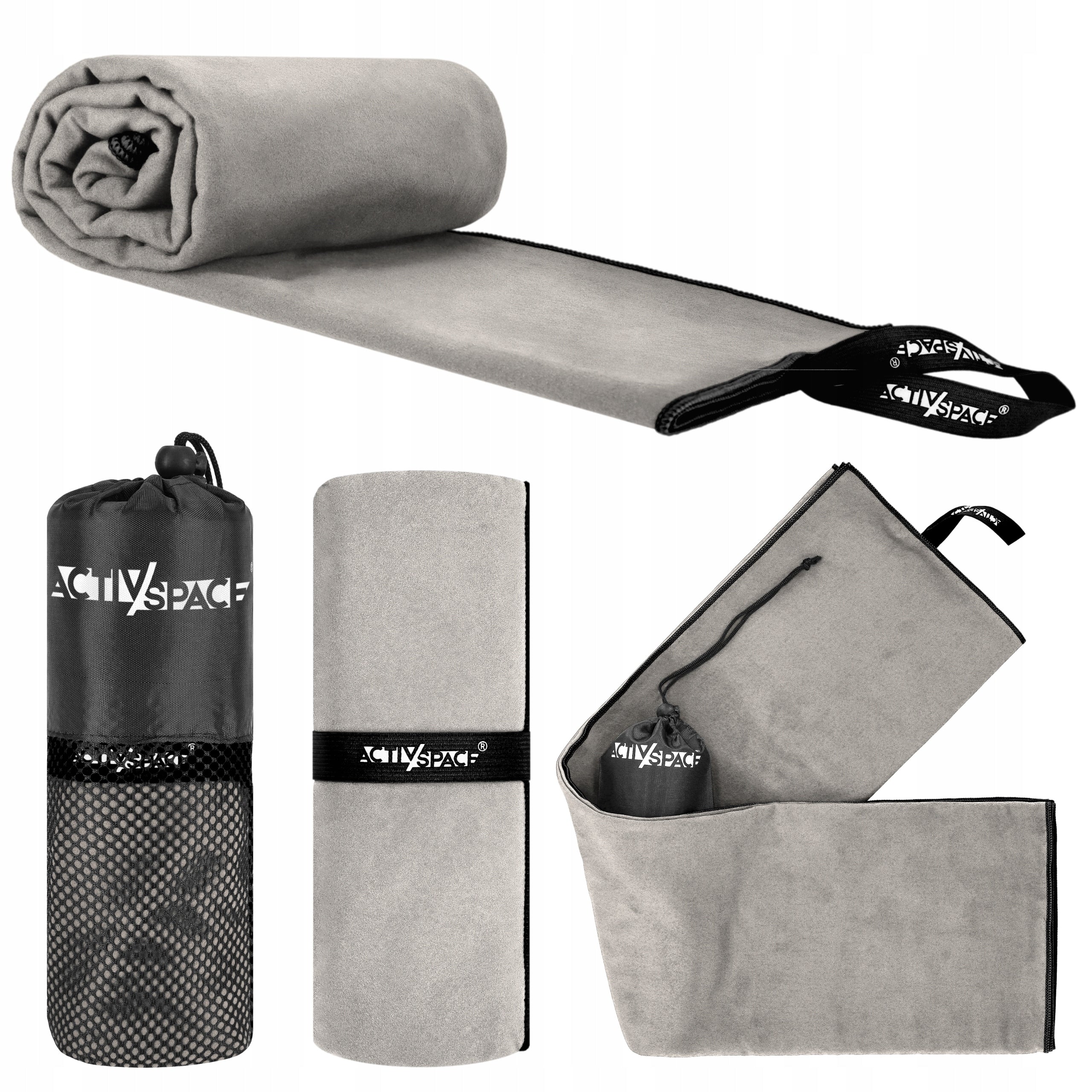 QUICK-DRYING SPORTS TOWEL FOR TRAINING GYM MICROFIBER 180X90 LARGE