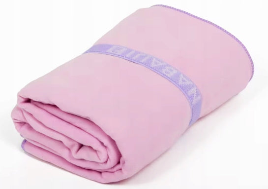 QUICK-DRYING TOWEL MICROFIBER LIGHT ABSORBENT - L 80x130cm LILA ROUGE